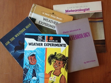 Children's books on meteorology in the NBLA.