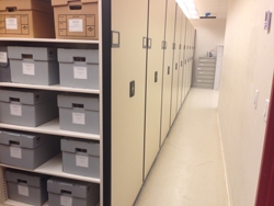 Archives stacks after with mechanical system.