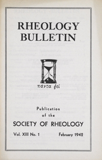 Rheology Bulletin February 1942